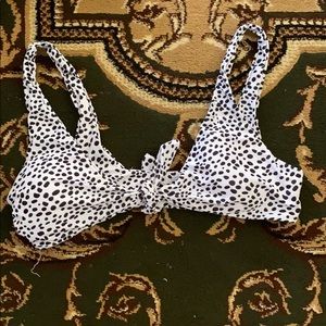 polka dot swimsuit top